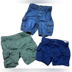 3- pack Carters Shorts -12M